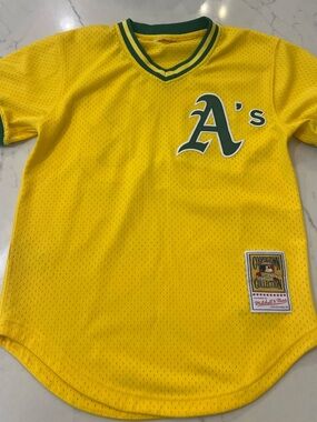 Men’s Jose Canseco Gold 1990 Practice Jersey